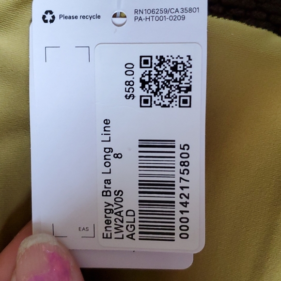 Lululemon Energy Long Line Bra NWT - Picture 3 of 9